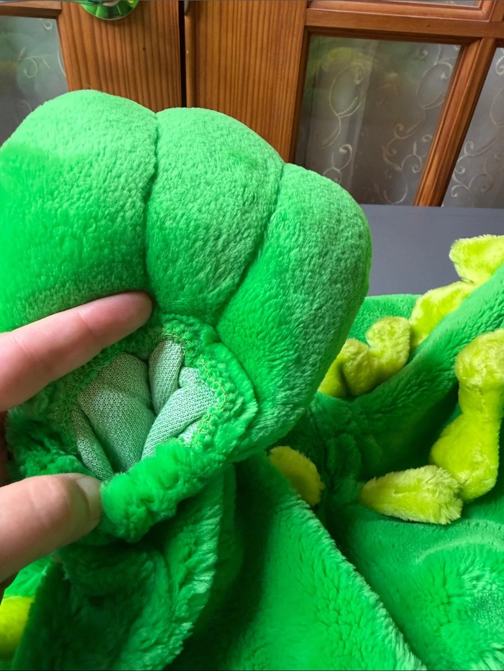 🐊 Kid’s Plush Green Alligator/Crocodile Costume. Size: 4-5